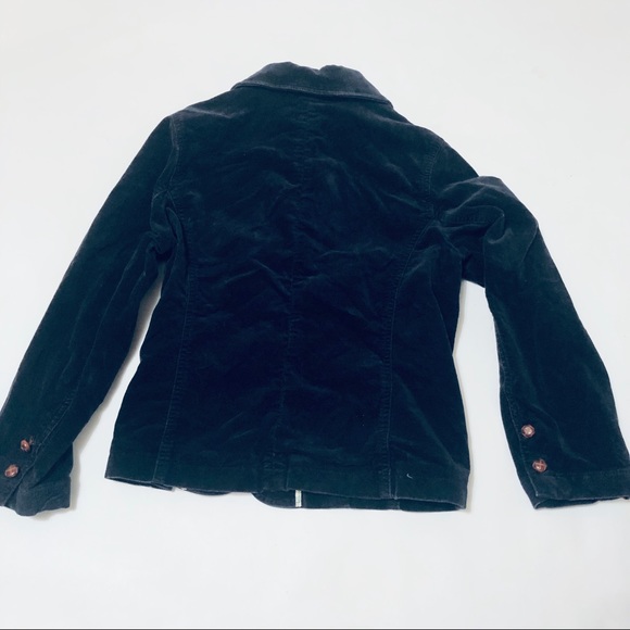 Lands' End Girl's Velvet Blue Blazer Size 12+ - Picture 4 of 4